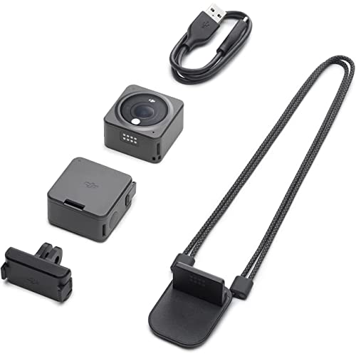 Image of DJI Action 2 Camera Power Combo Bundle Bundle with Lexar 128GB MicroSDXC Memory Card, 5 inch Hard EVA Case and 2 YR CPS Enhanced Protection Pack