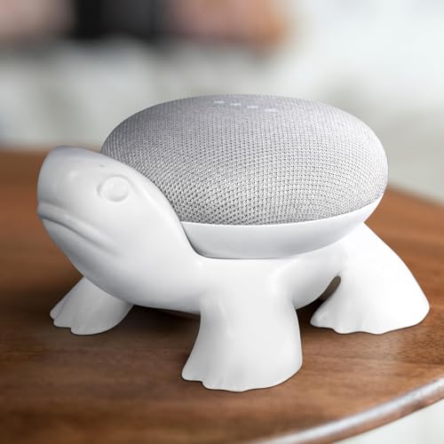 La Mejor Lista de Asistente Google Home los mejores 5. 44 Turtle Google Home Holder Stand, Google Home Mini and Google nest Mini Decorative Turtle Stand Holder Mount, Accessories for Google Home Mini, Google Speaker, Protective Stand for...
