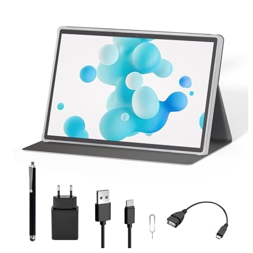 Tablet S7 Versão WIFI, Processo Android 13 Octa-Core, Tela de 10,1 Polegadas 1920x1200, Bateria de 8GB + 256GB 8000mAh, Câmera de 32MP + 16MP com Capa (cinza)