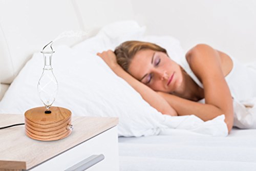 Aromis Aromatherapy Wood And Glass Essential Oil Diffuser - Solum Lux Vitis - Aromatherapy Diffuser - Essential Oil Nebulizer #TOP6