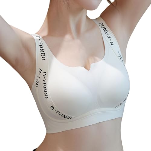 Sujetador push up de cobertura total sin aros azul claro en talla 4XL