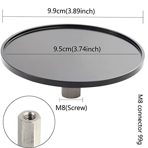 Image of FREDORCH Aluminum Alloy M8 Screw Sucker, 3.75 inch Diameter, DIY End Connectors Suction Cup Adapter for Reciprocating Linear Actuator Machine