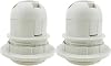 Lamp Holder Screw On Bulb Socket Pendant Lamp Shade Color Es E27 M10 Lighting Accessories 2pcs White
