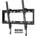 Mounting Dream Tilting TV Mounts for Most 26-60 Inch LED, LCD TVs up to VESA 400 x 400mm and 88 LBS Loading Capacity, TV Wall Mount with Unique Strap Design for Easily Lock and Release MD2268-MK