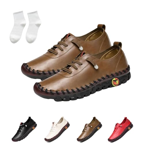 Ortho Stride Plus Shoes for Women, Ultra Soft Orthopedic Shoes, Breathable Round Head Soft Bottom Non-Slip Flat Shoes