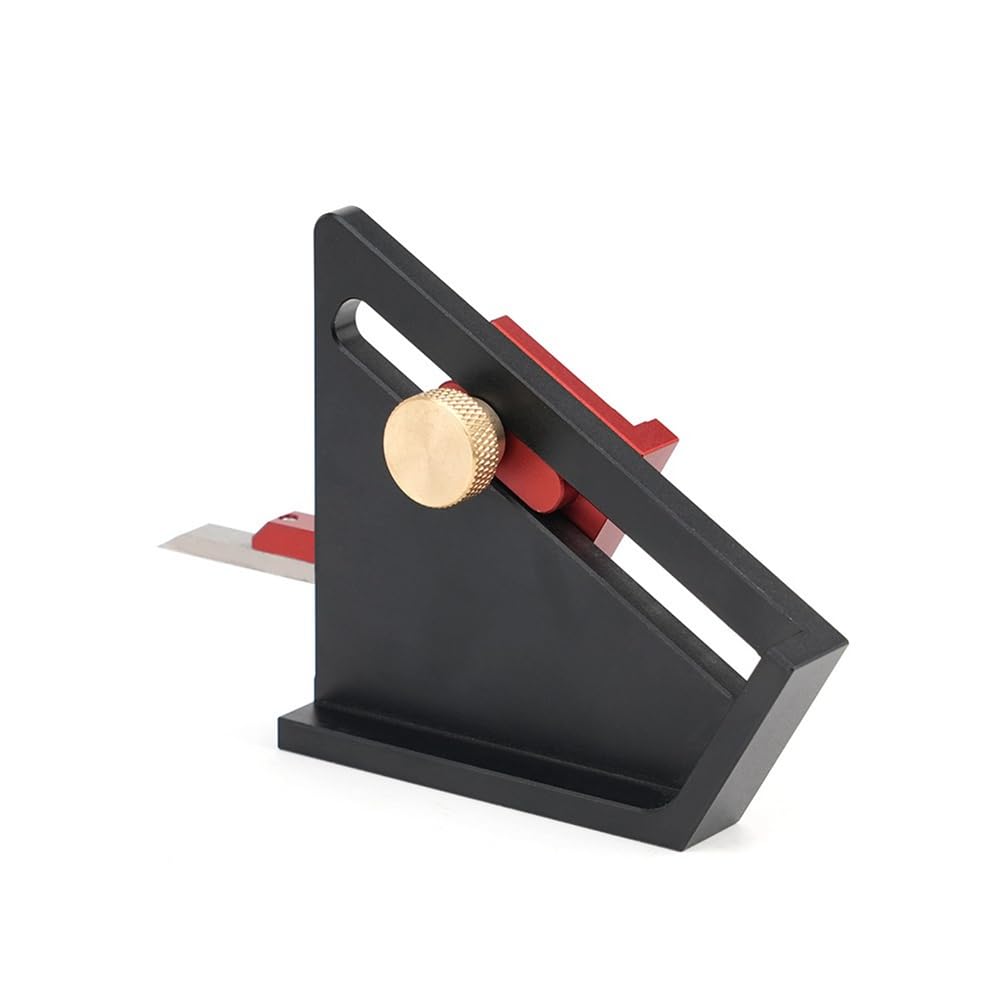 Littimoon Woodworking 1/2 Centering Rule Table Saw Tenon 1/2 Sawing Tool Solid Height Gauge Woodworking Measurement Tool