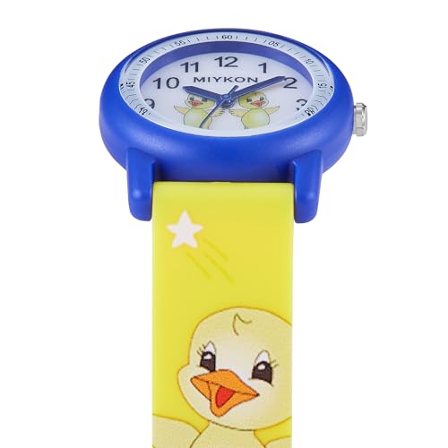 Image of Miykon Kids Watches for Boys and Girls - Educational Time-Telling Gift for Kids Aged 3-15, Toddlers, Preschoolers, and School-Aged Children - Easy to Read Analog Watch, Soft Resin Band, Japanese Quartz, 100M Water Resistant