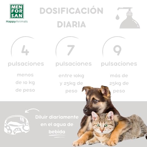MENFORSAN Antizahnstein-Mundspülung für Hunde und Katzen 500 ml