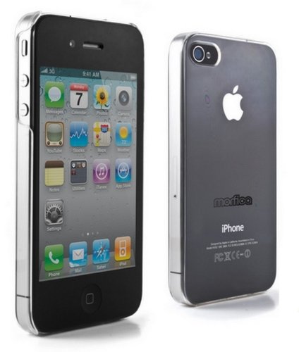 TEEPEE ONLINE® iPhone 4 4 G Slim Trasparente Duro