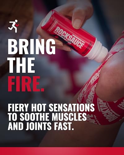 RockSauce Fire, 3 oz Roll-On - Easy to use Pain Relief Cream - Capsaicin & Menthol Formula Relieves Muscle & Joint Pain - Additional View