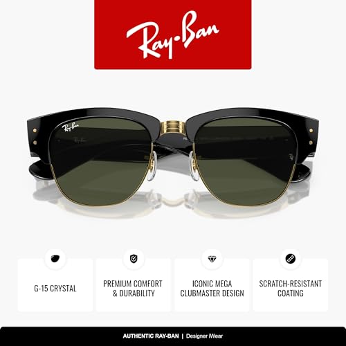 Image of Ray-Ban RB0316S Mega Clubmaster Square Sunglasses for Men for Women