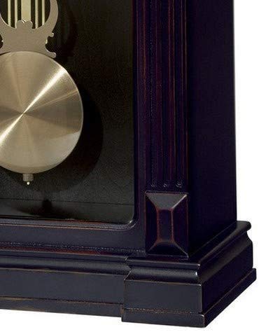 Howard Miller Mia Wall Clock 625-603 – Worn Black Home Decor With Quartz Single-Chime Movement #TOP3