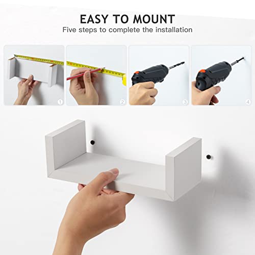 AMADA HOMEFURNISHING Floating Shelves Wall Mounted, Wall Shelf for