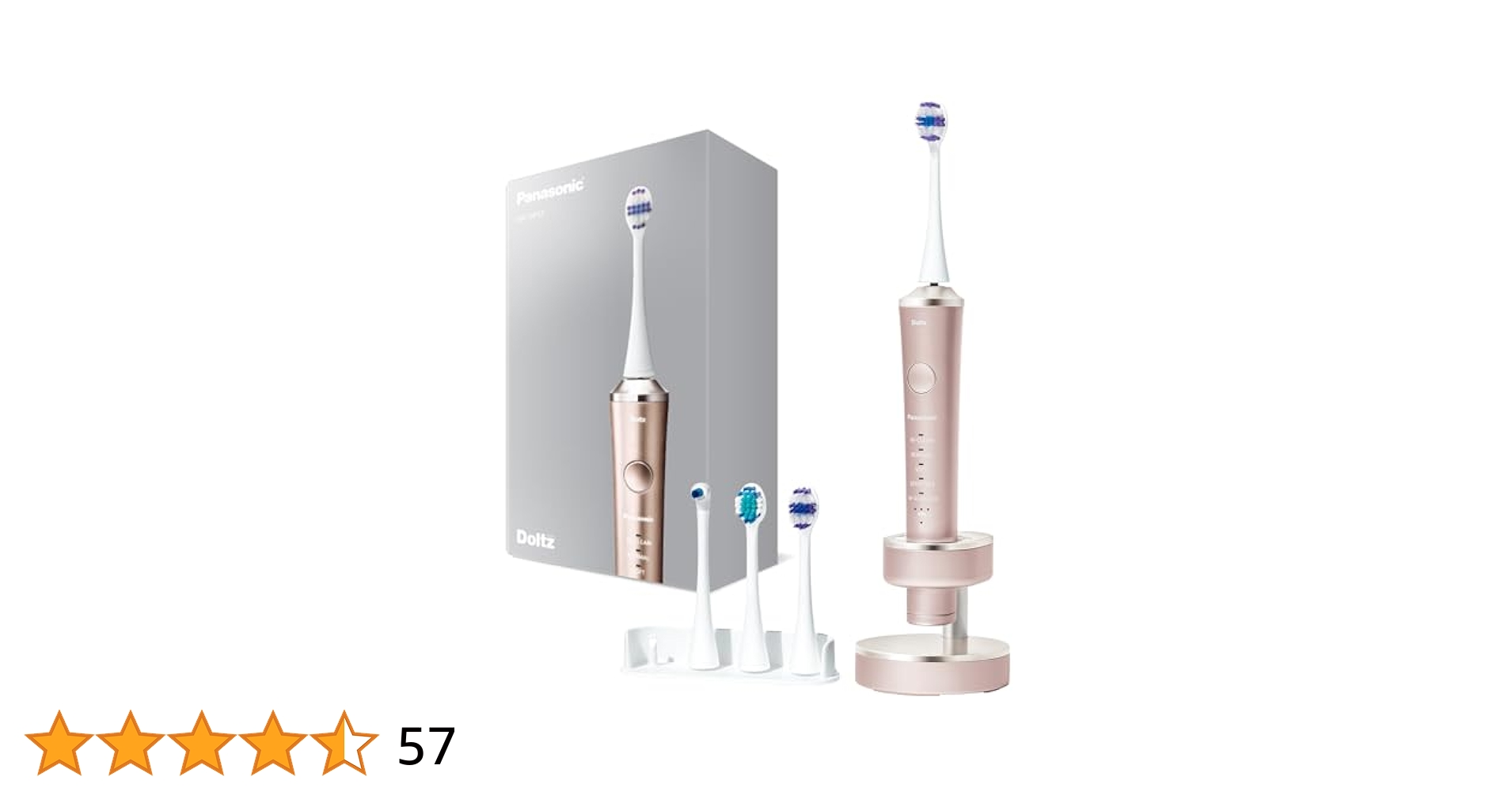 【Panasonic】Doltz EW-DP57-P 電動歯ブラシ Amazon.com: Panasonic EW-DP57 Sonic Vibration Toothbrush