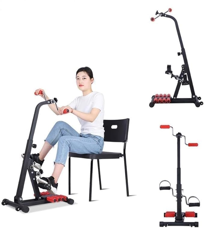 Cycle - Foot Pedal Exerciser - Foldable Portable Foot, Hand, Arm, Leg Exercise Pedaling Machine - Folding Mini Stationary Bike Pedaler, Fitness Gym Equipment for Seniors (JK-232-CYCLE)-picture-21