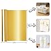 Prime Vinyl Permanent Vinyl, Chrome Gold Vinyl Compatible with Cutting Machine - 12
