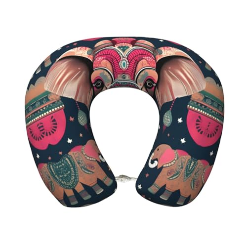Almohada cervical de poliéster negro tamaño único miniatura 1