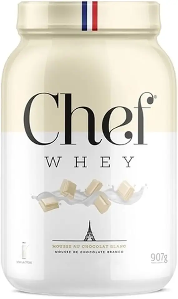 Chef Whey Protein Zero Lactose 907g- Chef Whey (907g, Mousse de Chocolate Branco)