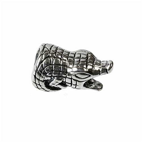Carlo Biagi Bead{925} Alligator plata pulsera colgante BBS225