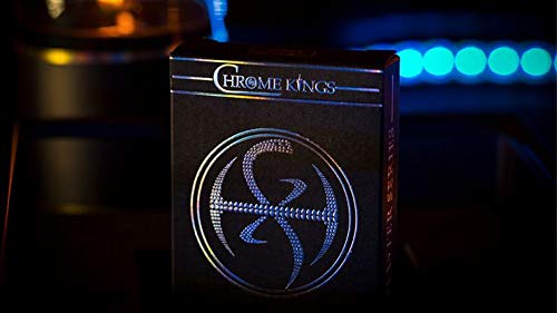 Naipes de Póker Chrome Kings Carbon Foiled Edition