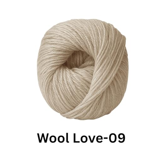 Image of VCR Sandstone Brown Yarn, 25 Grams Hank, 85 Meters Length, 100% Merino Wool, Pack of 1, Shrink-Resistant Soft, Warm and Premium Wool Yarn for Knitting, Crochet and Craft Projects