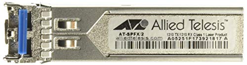 Allied Telesis AT SPFX/2 - SFP (mini-GBIC) transceiver module - Fast Ethernet - 100Base-FX - LC multi-mode - up to 1.2 miles - 1