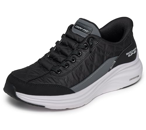 Image of Skechers Women's Contour Foam Cozy Fit Hands Free Slip-ins Sneaker
