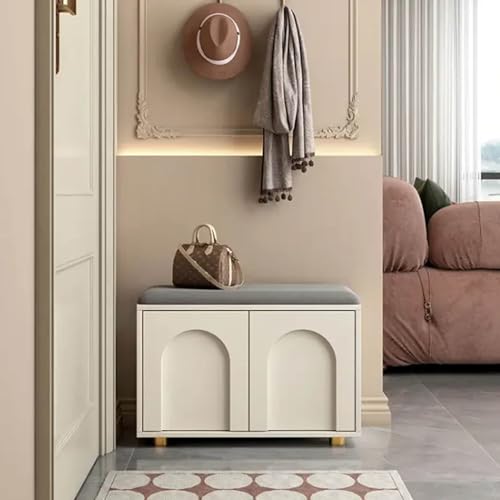 Banc d'entrée avec compartiments pour optimiser l'espace du salon et de la chambre - 3