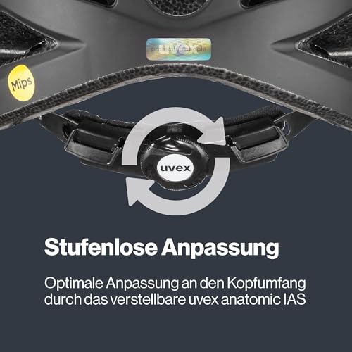 uvex i-vo cc MIPS Fahrradhelm, All Black matt, 56-60 cm – Ansicht 5
