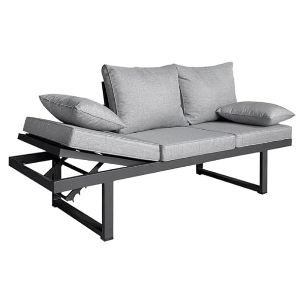 OUTLIV. Ecklounge Broome mit Relaxfunktion Grau