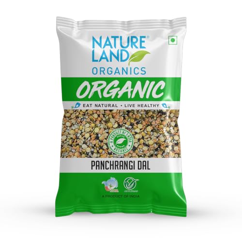 Image of Natureland Organics Panchrangi Dal /Mix Dal 500 Gm - Organic Healthy Pulses