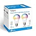 【NUEVO】TP-Link - Bombilla LED Inteligente, Bombilla WiFi, Multicolor, Regulable, E27, 8.7W 806lm, Compatible Alexa, Echo y Google Home, [Clase de eficiencia energética A+] Tapo L530E(2-pack)