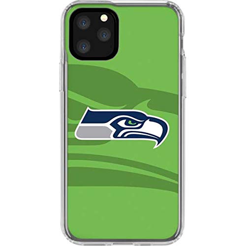 Skinit Clear Phone Case Compatible with iPhone 11 Pro - Officially Licensed NFL Seattle Seahawks Double Vision Design Skinit Clear Phone Case Compatible with iPhone 11 Pro - Officially Licensed NFL Seattle Seahawks Double Vision Design