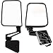 Kool Vue Driver & Passenger Side Jeep Mirrors for Jeep Wrangler 1987-2002, Jeep TJ Accessories, Paintable Full-Door Type