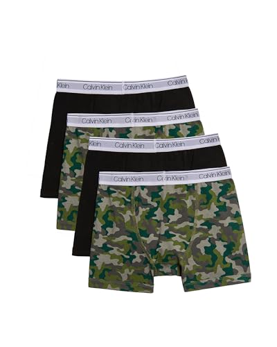 Image of Calvin Klein Boys' Underwear Four Pack Boxer Brief Value Pack