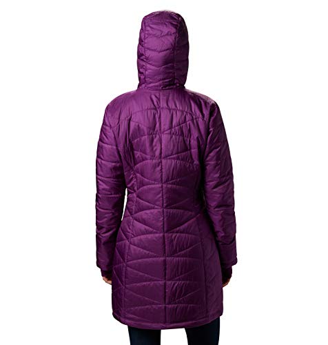 Columbia Women's Mighty Lite Hooded Jacket, Wild Iris, Large