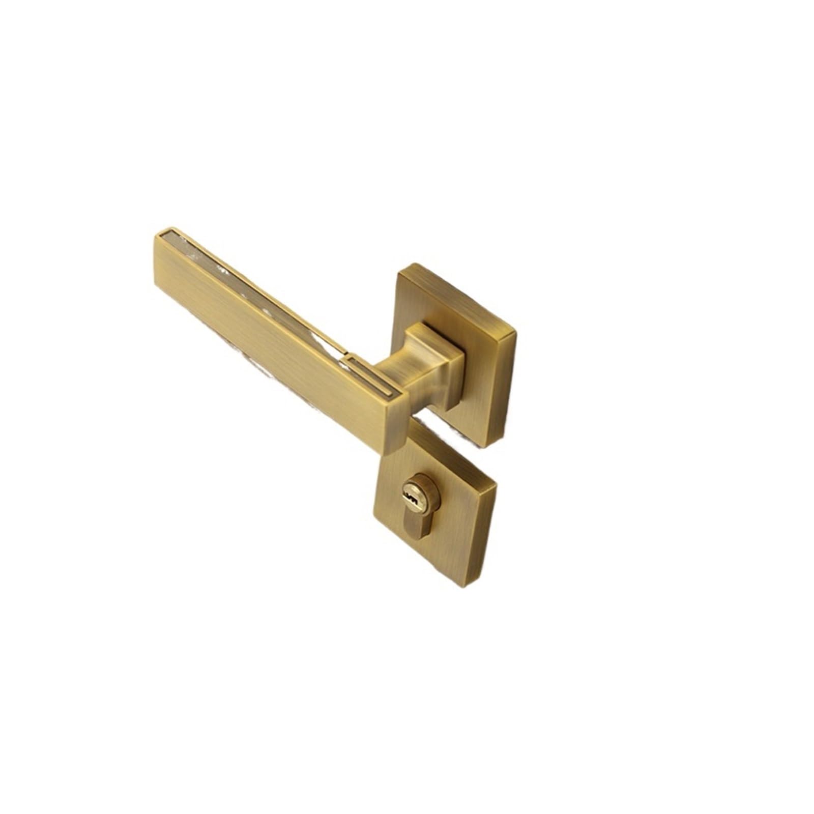 Aepqbgqj One Color Zinc Alloy Split Lock Vintage Brass Chinese Style Silent Indoor Bedroom