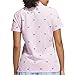 adidas Women's Originals Printed Trefoil Polo - Clear Pink/Bluebird LG