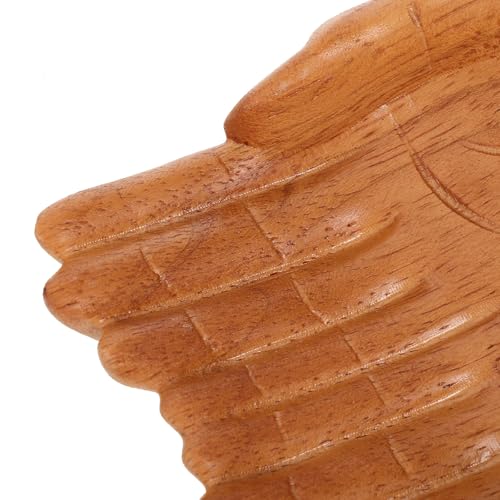 Cuenco de madera tallado a mano Alipis vaciabolsillos pequeño 4