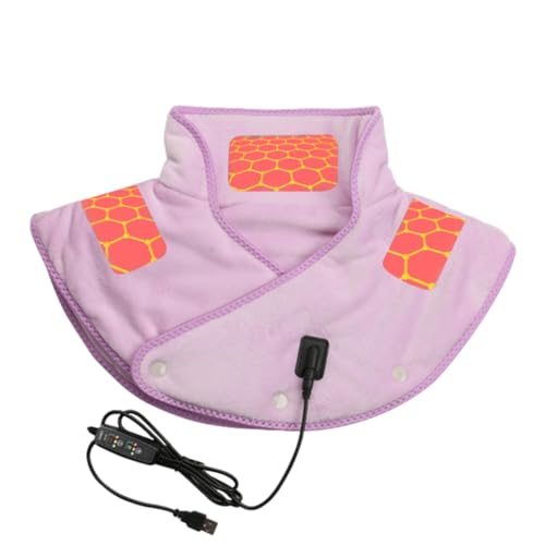 Cuscino Termico Cervicale, Scialle Riscaldato Donna Usb, Cuscinetto Riscaldante Per Collo E Spalle, Termoforo Cervicale E Spalle Per Microonde, 3 Impostazioni Di Calore, Antisurriscaldamento