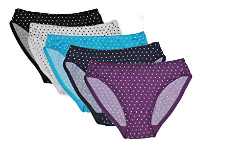 RUFINA Pack of 4 - Girls' Bikini Briefs Panties Soft Under' Sizes 7-14