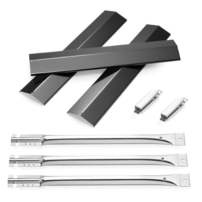 Grill Parts for Oklahoma Joe's Longhorn Combo 3 Burner Charcoal/Gas Smoker Oklahoma Joes Grill Replacement Parts for 12201767 14201767 15202029, Adjustable Crossover Tube Joe Smoker Accessories