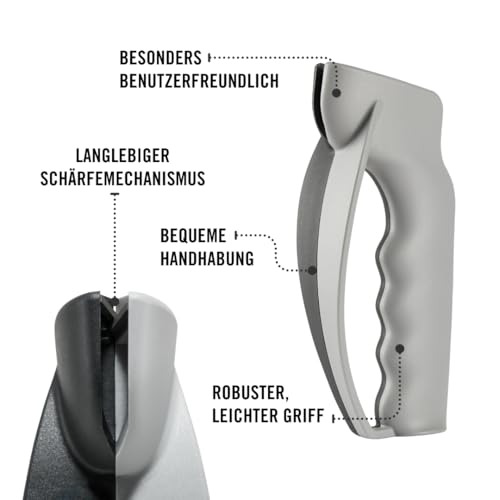 Victorinox Profi Messerschärfer, Messerschleifer, Knife Sharpener, Robuster Kunststoffgriff, Swiss...