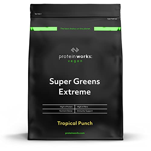 THE PROTEIN WORKS Super Greens Extreme, Más dee 150 Beneficios Para la Salud, 41 Ingredientes...