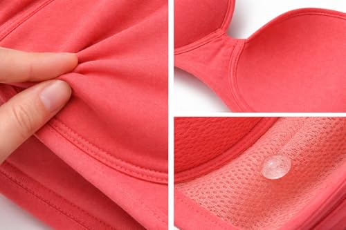 Image of Women's Padded T-Shirt Bra | Seamless Everyday Comfort Bra | Lightly Lined, Wire-Free, Smooth Fit | Soft Stretch Fabric