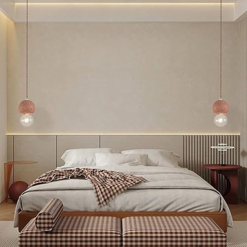 Lámparas colgantes pequeñas y creativas en color blanco nulo minimalista 2