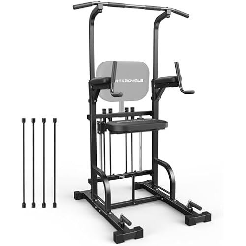 SPORTSROYALS Free Standing Pull Up Bar, Power Tower for Home Gym Training