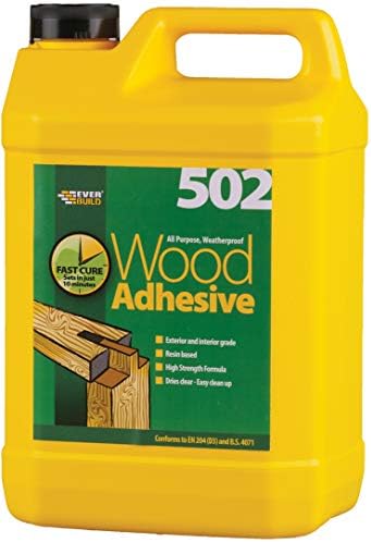 Everbuild 502 All Purpose Waterproof PVA Based Wood Adhesive - 1 Litre