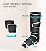ALLJOY Leg Massager for Circulation and Pain Relief FSA, Gifts for Dad Mom Mothers Day Fathers Day, Leg Massager with Heat and Compression Helpful for Vericose Veins, Fatigue, Cramps, Swelling, Edema