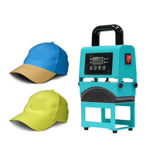 Prensa de calor para gorras mini con control LCD miniatura 2